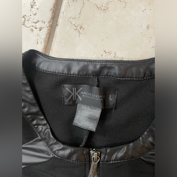 Kardashian Kollection Women's Blouse Size Large Zip Up Lightweight Jacket EUC - Picture 5 of 10